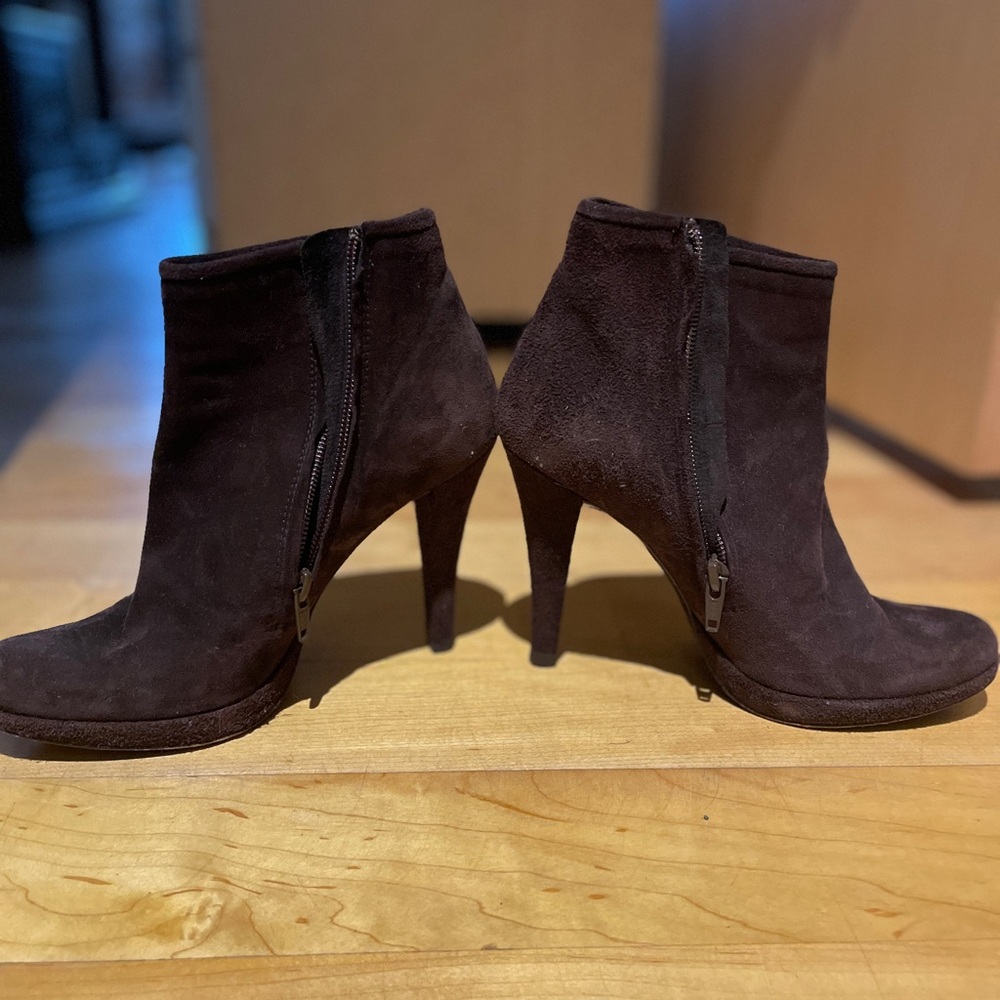 Pedro Garcia Dark Brown Heeled Boots